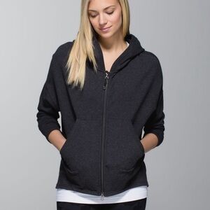 lululemon athletica Charcoal Zip Hoodie